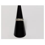 .925 Sterl Mother of Pearl Ring Sz 5