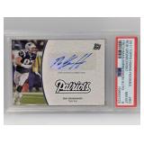 2011 Topps Rising Rookies Rob Gronkowski Auto PSA8