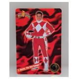 1995 BAN DAI CARDZILLION POWER RANGERS RED RANGER