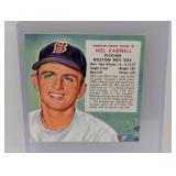 1954 RED MAN TOBACCO Baseball MEL PARNELL Creases