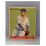 1933 Goudey #54 - Ray Kremer "Pirates"