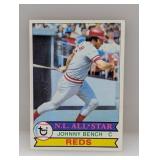 1979 Topps N.L. All-Star Johnny Bench #200 Surface