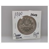 1960 80% Silv Canada $1 Dollar