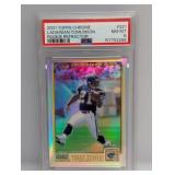 2001 Topps Chrome Rookie Ref Tomlinson PSA 8