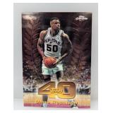 1998 Topps Chrome 40 David Robinson T40-23
