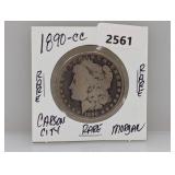 Rare 1890-CC 90% Silv Morgan $1 Dollar