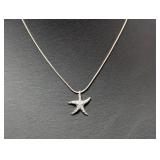 16" .925 Sterl Chain w/Starfish Pendant