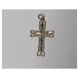 .925 Sterl Cross Pendant