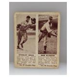 1941 Double Play #97 Hack/#98 Klinger Crease/Stain