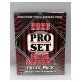 2026 Pro Set Metal Baseball 1/1 Proof Pack