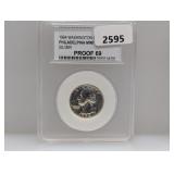 PCC 1964-P PF69 90% Silv Wash Quarter