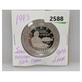 1993 90% Silv Madison Comm Half $1 Dollar