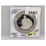 1982-S PF 90% Silv Wash Comm Half $1 Dollar
