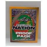 2026 Leaf Baseball Nation 1/1 Proof Pack