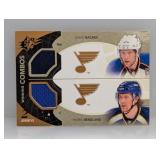 2011 UD Dual Relic Of Blues Backes & Berglund S