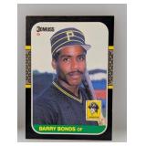 1987 Donruss 361 Barry Bonds rookie