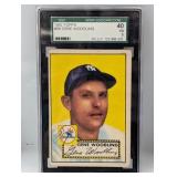 1952 Topps SGC #99 - Gene Woodling "Yankees"