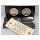 Ike $1 Bi-Centennial Two Coin Collection w/COA