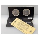 Ike $1 Bi-Centennial Two Coin Collection w/COA
