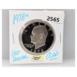 1978-S PF Clad Ike $1 Dollar