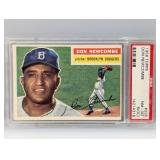 1956 Topps PSA 8 MC #235 Don Newcombe HOF Dodgers