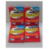(4) 1988 Donruss Baseball Packs