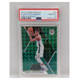 2019 Mosaic Antetokounmpo Green Prizm 75 PSA 10