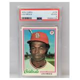 1978 Topps Lou Brock #170 PSA 4