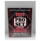2026 Pro Set Metal Baseball 1/1 Proof Pack