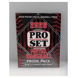 2026 Pro Set Metal Baseball 1/1 Proof Pack