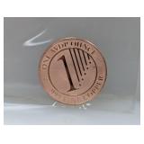 1oz .999 Copper Schloss Guldengossa Round