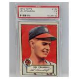 1952 Topps PSA 5 #162 - Del Crandall "Braves"