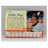 1962 Post Cereal Hand Cut Willie Mays #142 S/S