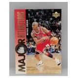 1995-1996 UD Major Attractions Michael Jordan #337