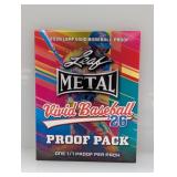 2026 Leaf Metal Vivid Baseball 1/1 Proof Pack