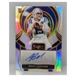 2025 Select Riley Leonard Silver Prizm RC Auto D