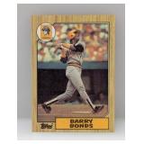 1987 Topps Barry Bonds RC #320 Indent
