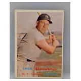 1957 Topps 215 Enos Slaughter