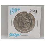 1891-S 90% Silv Morgan $1 Dollar