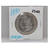 1890 90% Silv Morgan $1 Dollar