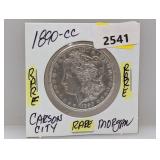 Rare 1890-CC 90% Silv Morgan $1 Dollar