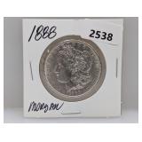 1888 90% Silv Morgan $1 Dollar