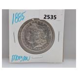 1885 90% Silv Morgan $1 Dollar