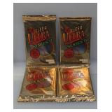 (4) 1993 Fleer Ultra Baseball Series 2 Packs