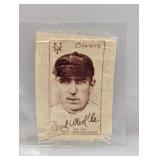 1911 S74 Fred Merkle Giants Tobacco Baseball Silk