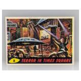 1962 Bubbles Terror In Times Square Card 8 Surface