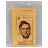 1911 S74 Charles Red Dooin Tobacco Baseball Silk