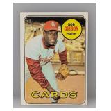 1969 Topps Bob Gibson #200 Edge