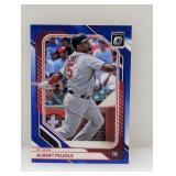 2026 Optic Albert Pujols #68 Blue Laser Prizm