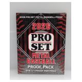 2026 Pro Set Metal Baseball 1/1 Proof Pack